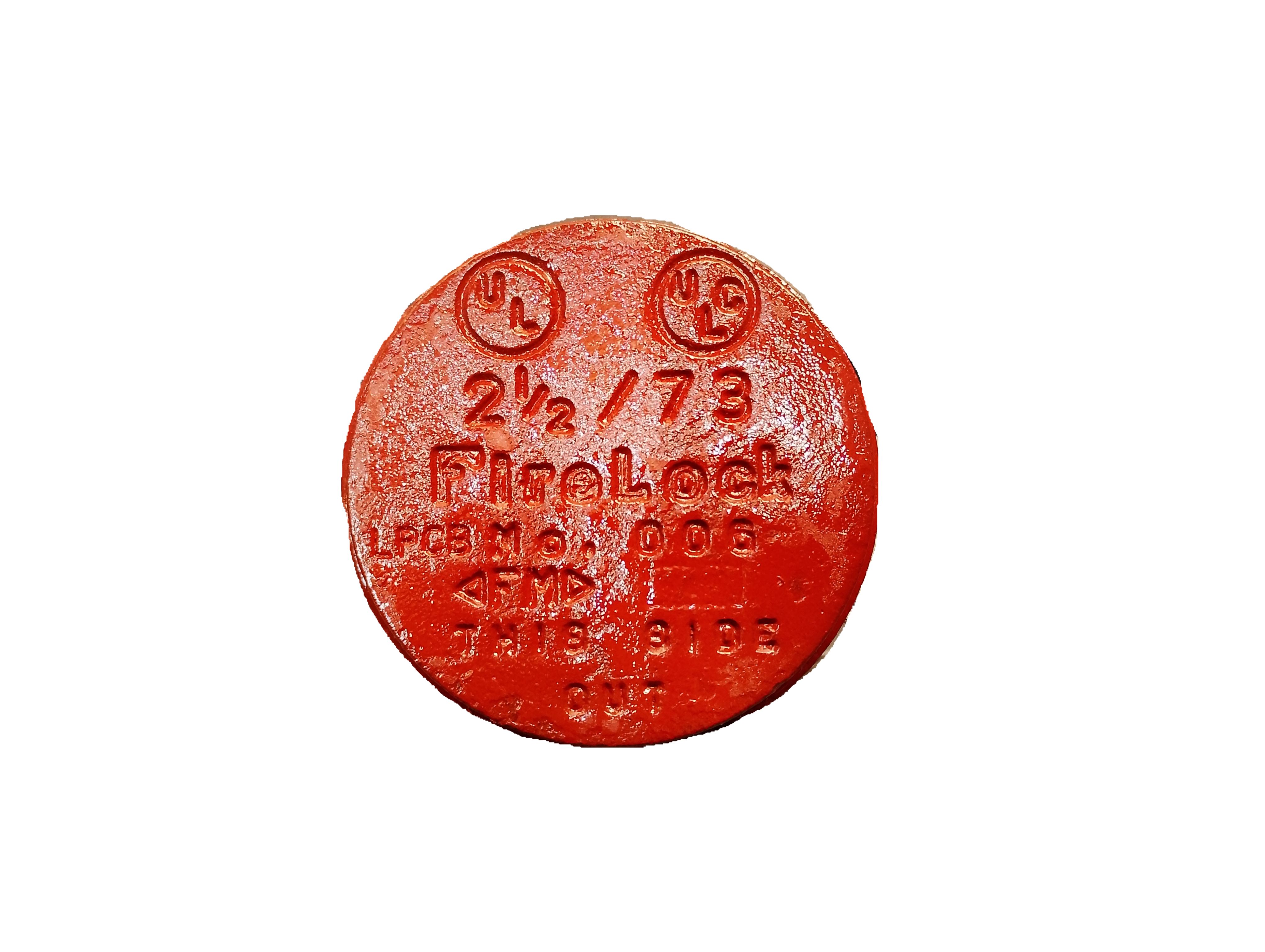 TAPON RANURADO VICTAULIC DE 2 1/2"